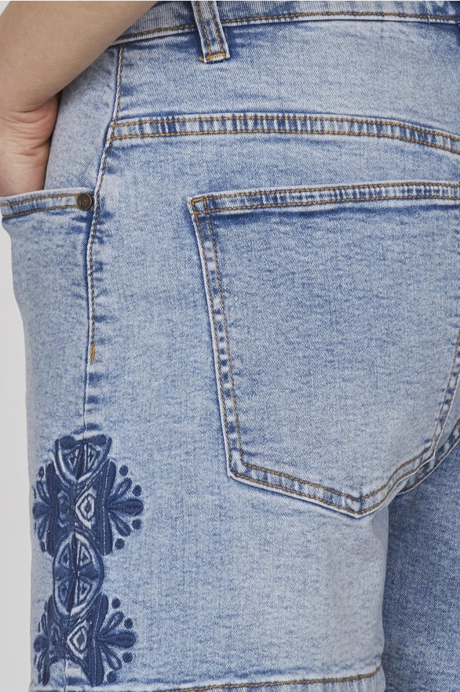 OLIA SHO1 17014 L. BLUE WASH/NAVY